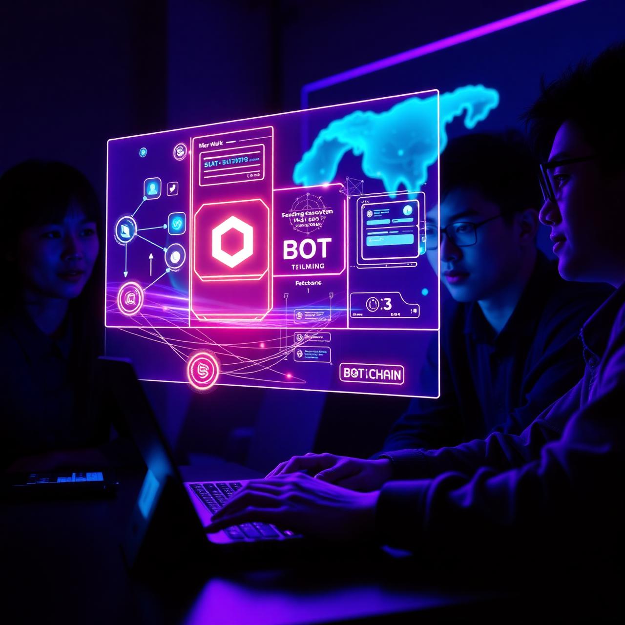Người tìm hiểu Blockchain trực tuyến trên nền hệ sinh thái BOT Chain